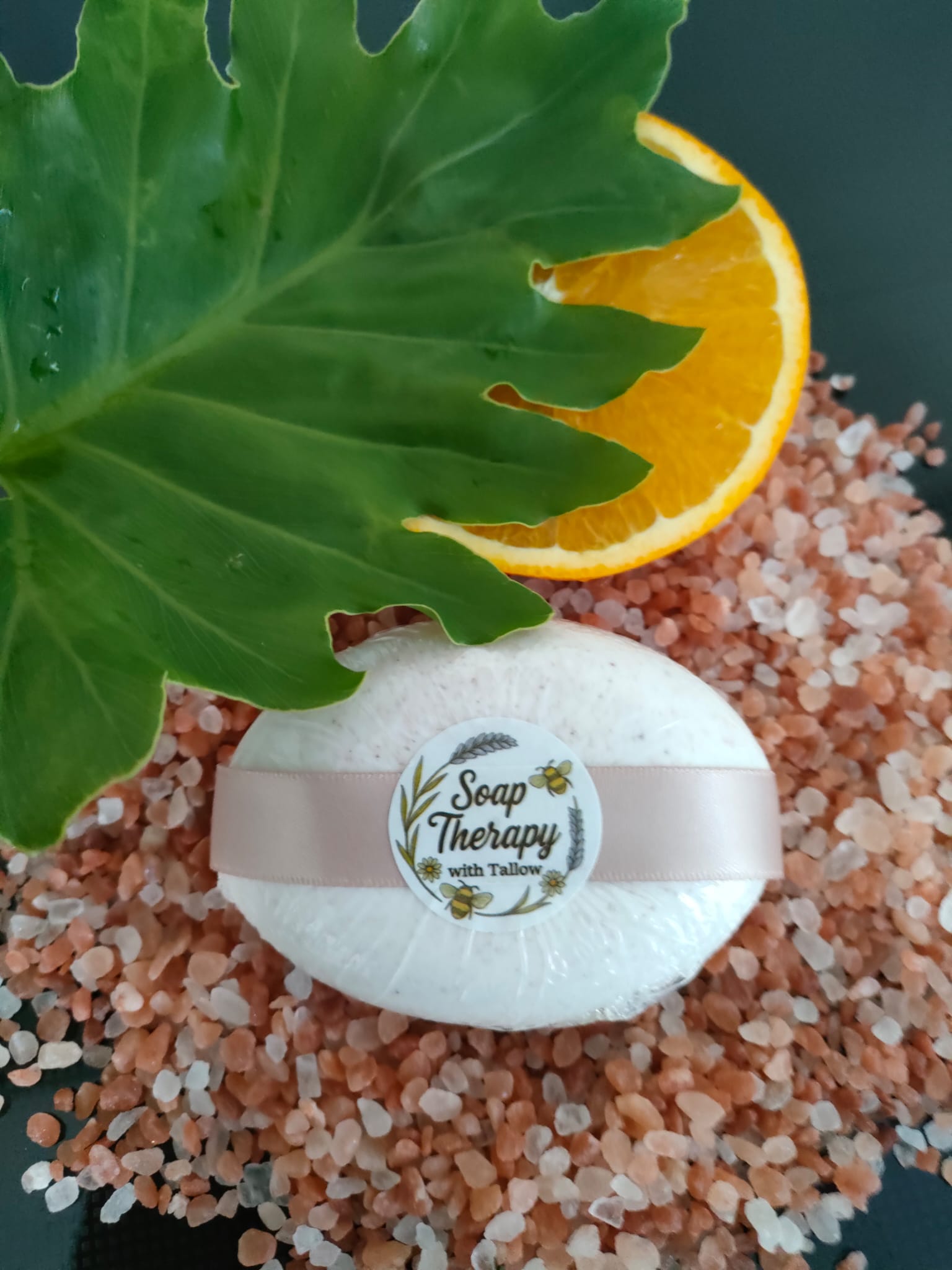 Pink Salt Bar - Sweet Orange and Tee Tree